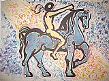 Salvador Dali Victory of primitive man painting